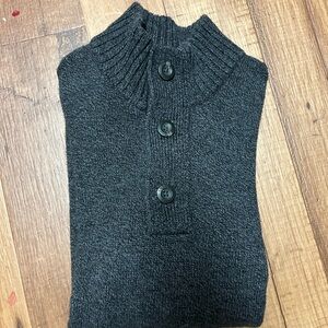 American Eagle Outfitters Charcoal Turtleneck Sweater Cozy Knit